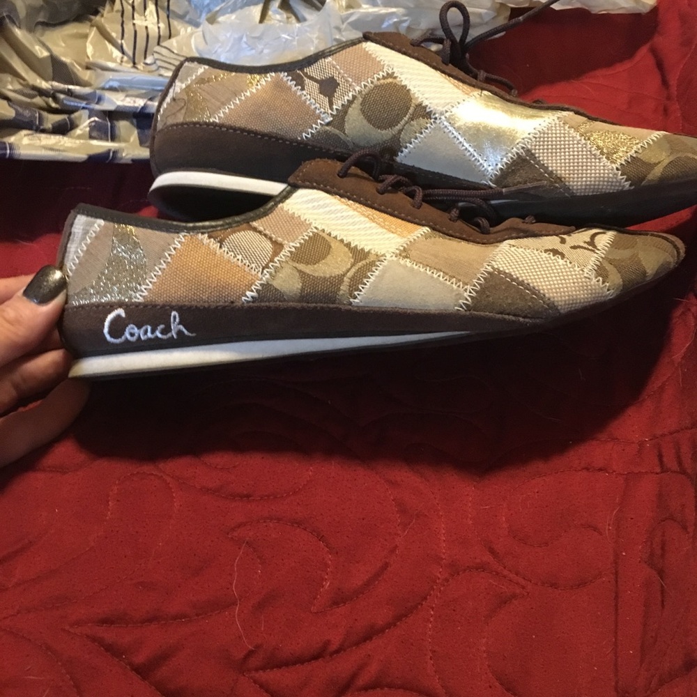 Coach Slip on shoes (great with tights or jeans)